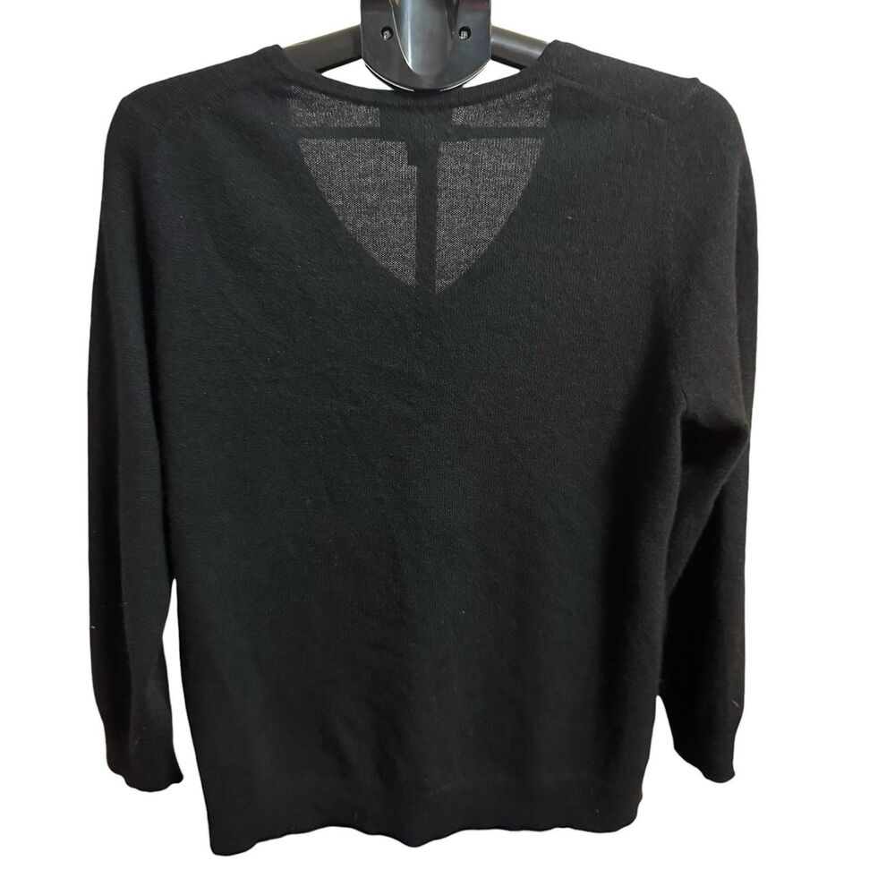 CHARTER CLUB Luxury 100% CASHMERE Women’s  v-Neck‎ Turtleneck Preppy Classy XL - Picture 5 of 12